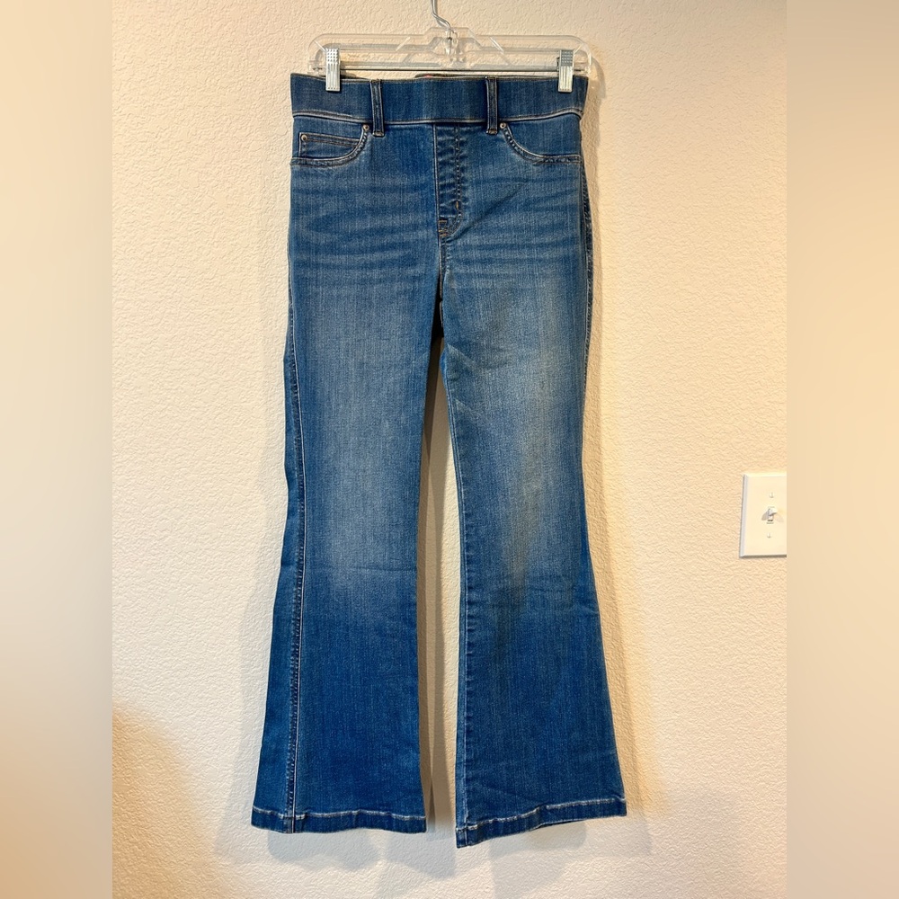 SPANX Blue Wide Leg Jeans